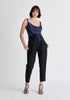Paisie Cowl Neck Vest Top in Navy